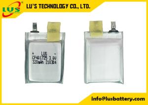 Wholesale Non Rechargeable Ultra Slim Battery 3v 320mah Limno2 Cell For PCB Mounting from china suppliers