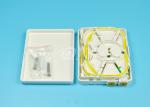 FTTH Fiber SC/APC 2 Core Fiber Optic Terminal Box Saving Space 100*80*22mm Size