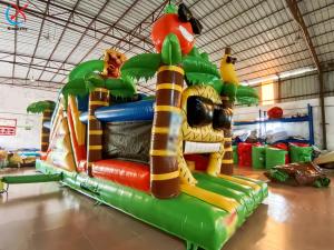 Wholesale New Fun Inflatable Pineapple Theme Bouncy Castle Jungle Bounce House for Kids from china suppliers