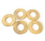 Round Silver CNC Machined Metal Gaskets with Polishing 0.5-10mm