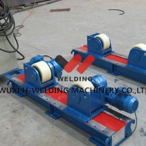China Manual Control Welding Pipe Turning Rolls 40 Ton Lead Screw Adjustable Rotator on sale
