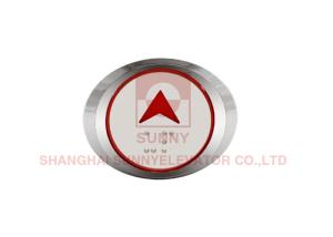 Wholesale Elevator Up Button Red Led / Blue Led / Yellow Led Transparent Plastic Characters from china suppliers