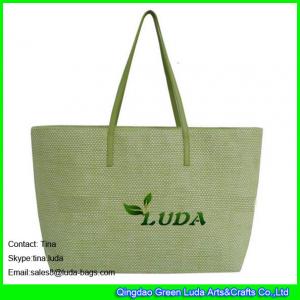China LUDA cheap discount handbags for sale summer beach straw paper straw bags on sale