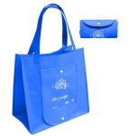 Fold Away Reusable Collapsible Shopping Bag PP Non Woven Custom Logo