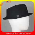 T9641161 Sun Accessory customized fashion winner 100% wool felt fedora hats,