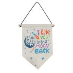 Printable Decorative Sublimation Linen Flag For DIY Photos Printing