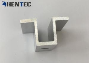 Wholesale 6063 / 6061 / 6082 Solar Roof Mounting Systems Aluminum Extrusion Shapes Middle Clamp from china suppliers