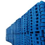 OEM Acceptable Euro Pallet Heavy Duty 4Ton Static Plastic Fork Pallet for
