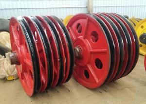 China Wear Resistance Stainless Steel Wire Rope Sheaves , Wire Rope Pulley Wheels on sale