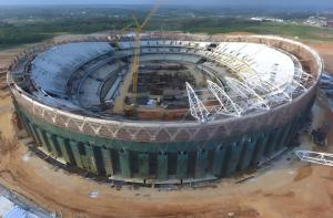 Wholesale OEM Steel Structure Building Dome Roof For Multi-Function Hall Or Stadium Gym from china suppliers