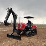 Compact 100hp Crawler Tractor Compact Farm Hydraulic Tractor With Front Loader /