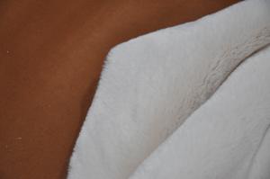 Wholesale 725gsm Fur Brush Pattern Rabbit Hair Coating Woven Fabric Solid Suede from china suppliers