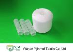 20s/60s Spun Polyester Raw White Sewing Yarn , Non-Knot And Environmental -