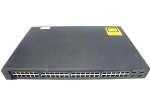 Wholesale 48 Ethernet Ports Cisco Network Switch 4 Expansion Slots WS-C3560V2-48TS-E from china suppliers
