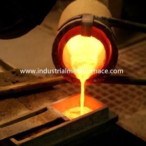 Wholesale Tilting 70KW Iron Melting Induction Furnace 25kg Iron Teel Shell Melting Furnace from china suppliers