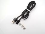 3 Plug 3 In 1 Magnetic 1.2M 2.4A USB Data Transfer Cable