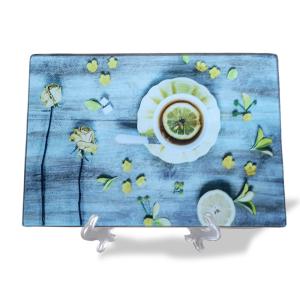 Wholesale Sustainable Kitchen Rectangular Tempered Square Cutting Board for Glass Dining Table from china suppliers