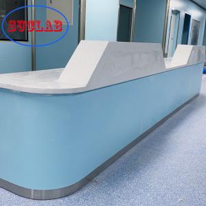China Stone Plywood Medical Reception Counter , Multiscene Patient Reception Station on sale