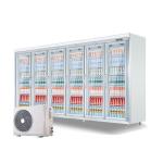 4/5/6- Doors Split Type External Condensing Unit Drink Display Fridge / Cooler