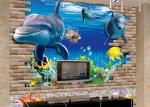 CMYK 1920X1080 15㎡/h 3D Wall Inkjet Printer TX800 Nozzles