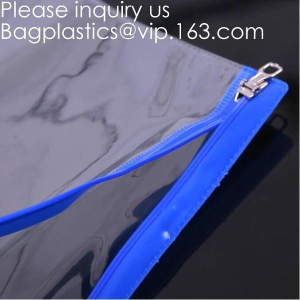 PVC EVA Plastic Pouches for Hanging Products Clear Make Up Brush Cleaner