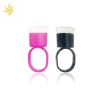 Permanent Makeup Pigment Ring With Sponge Tattoo Ink Cups Microblading