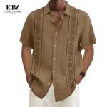 Support 7 Days Sample Order Lead Time Men's Short Sleeve Hawaiian Shirts and