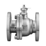 Stainless Steel 2PC Flange Type High Platform Ball Valve Q41F-150LB for