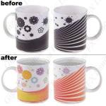 Printing Logo Stoneware Color Changing Coffee Mug Heat Sensitive Coffee Mug