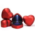 LED Heart-Shaped Red Gem Cassette The Ultimate Jewelry Package for Your End