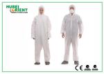 Full Body Waterproof Disposable Microporous Coverall 40gsm