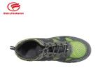 High Cut Cool Looking Mens Lightweight Steel Toe Shoes Anti Slip KPU Black /