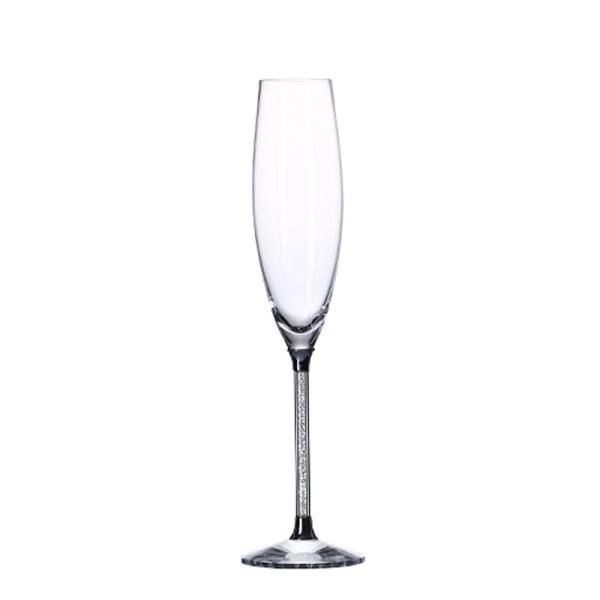 6-10OZ Bulk Crystal Champagne Flutes | Lead-Free Chip-Resistant Glassware for Hotels/Weddings
