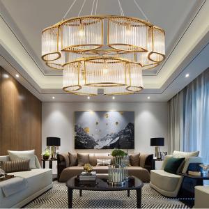Wholesale 110lm/W Hotel Staircase E14 Crystal Pendant Light Height 600mm from china suppliers