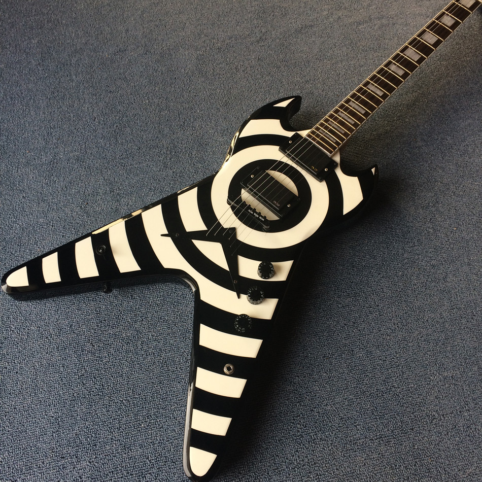 High-quality custom V style electric guitar rosewood fingerboard