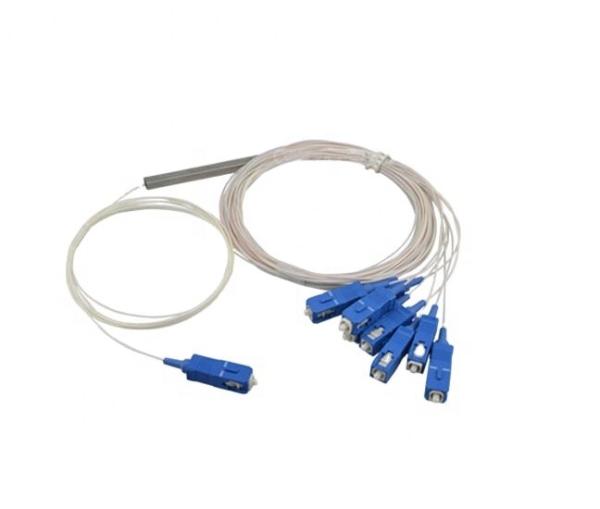 1*8 SC/UPC Connectors Fiber Optic Communication Cables for FTTH Mini PLC