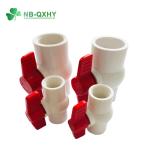 Low Temperature DIN Standard PVC Valve for Water Supply Socket and Threaded