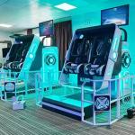 Dreamland Most popular vr theme park double players vr roller coaster 360 degree
