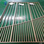 Aluminum Wall Panels 0.6-3.5mm Thickness in Wine Red for Versatile Protection