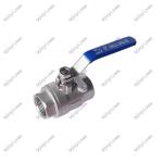High quality 2 pcs female thread flat lever handle cf8m stainless steel ball
