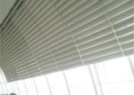 Silver decoration Aluminum Sun Shade System European standard , Strip Sunshade