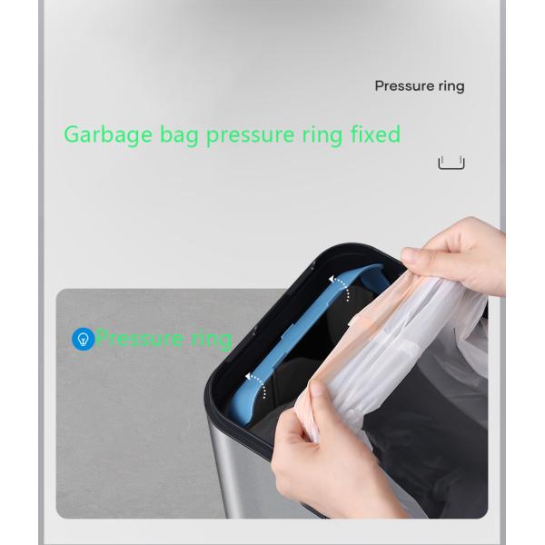 50l Automatic Touchless Sensor Smart Stainless Steel Trash Can Smart Trash Cans Intelligent Waste Bin