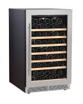 110 Bottles Single Zone Wine Cooler With Stainless Steel Door