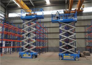 Wholesale Blue Color Mid Rise Scissor Lift Low Profile Scissor Lift Smooth Running from china suppliers