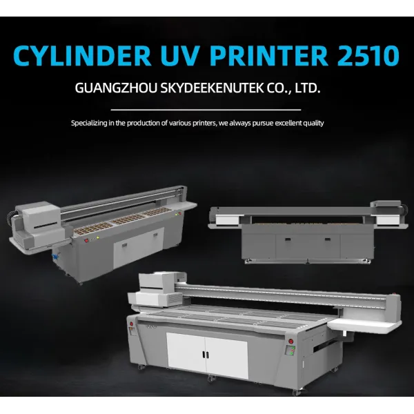 360 Rotary High Speed Cylinder Inkjet UV Printer Bottle Cups Cans Printing