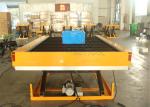 1 Ton 2 Tonne Rubber Roller Top Hydraulic Scissor Lift Table Trolley Wood