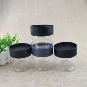 Wholesale Stackable Black Screw Cap 438 Ml 51g Transparent PET Jar from china suppliers