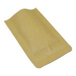 Custom Light Proof Aluminium Foil Laminated Brown Kraft Paper Stand Up Pouches