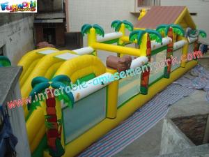 Wholesale Outdoor Durable Interactive Game Inflatables Obstacle Course Tunnels Toys With Customized from china suppliers