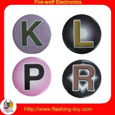 Wholesale Customized Magnetic / Button / Pin color led promotional Button Flashing Badges from china suppliers